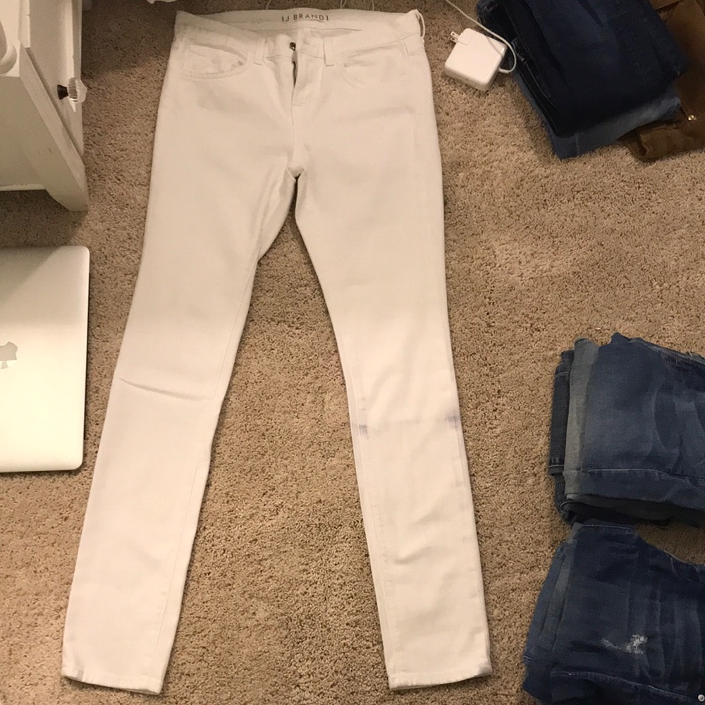J brand white jeans